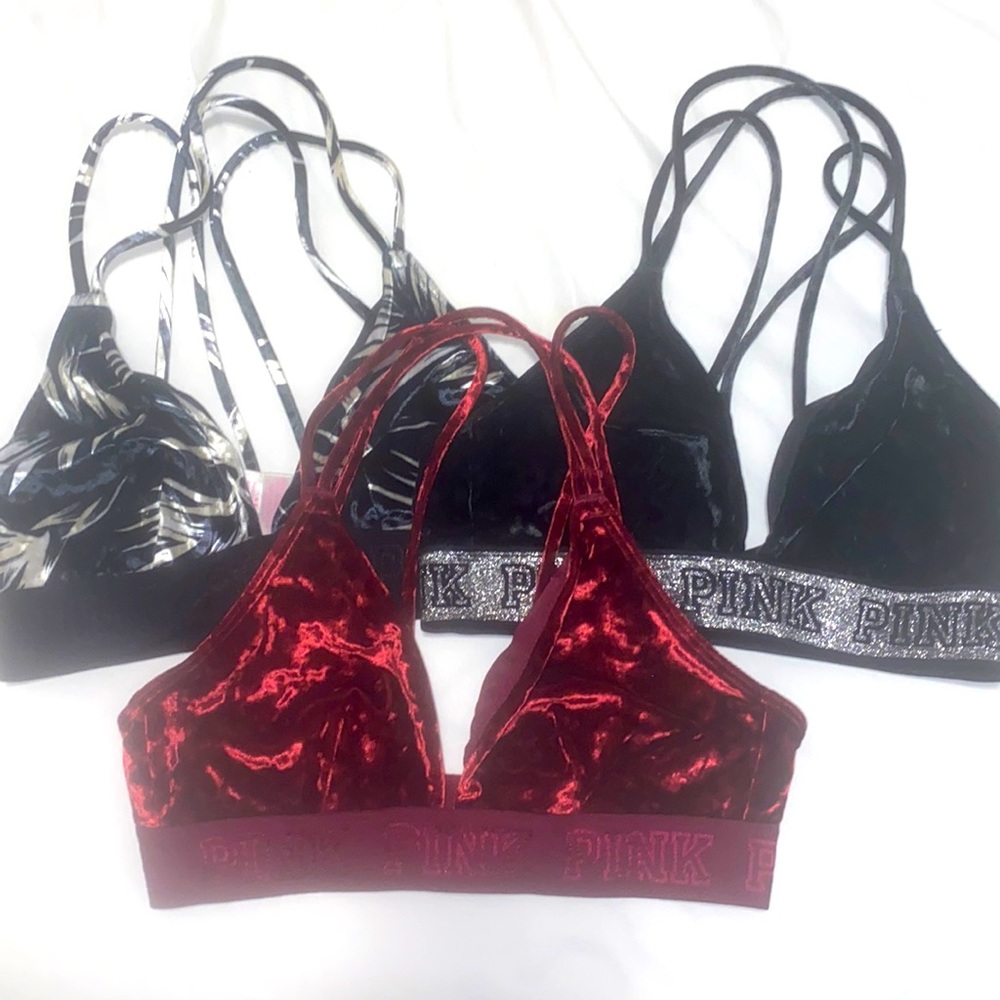 3 Victoria secret sports bra’s
